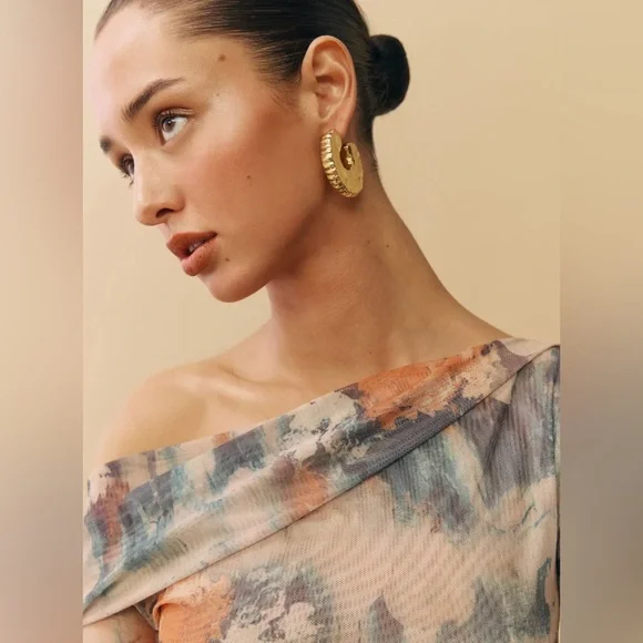 Reformation Elio Knit Top Multi - Size XS - Picture 3 of 6